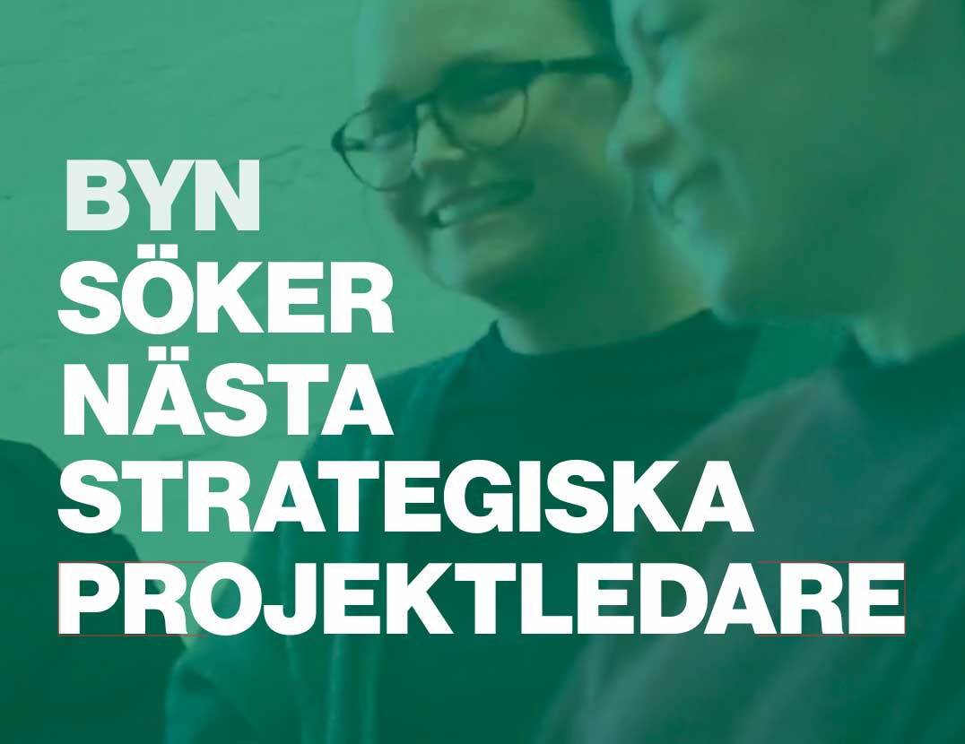 Text Byn söker strategisk projektledare