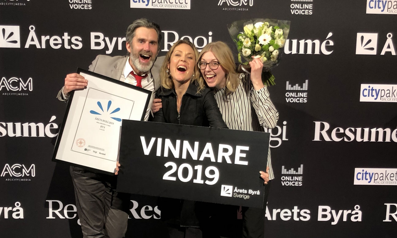 Byn blir årets byrå