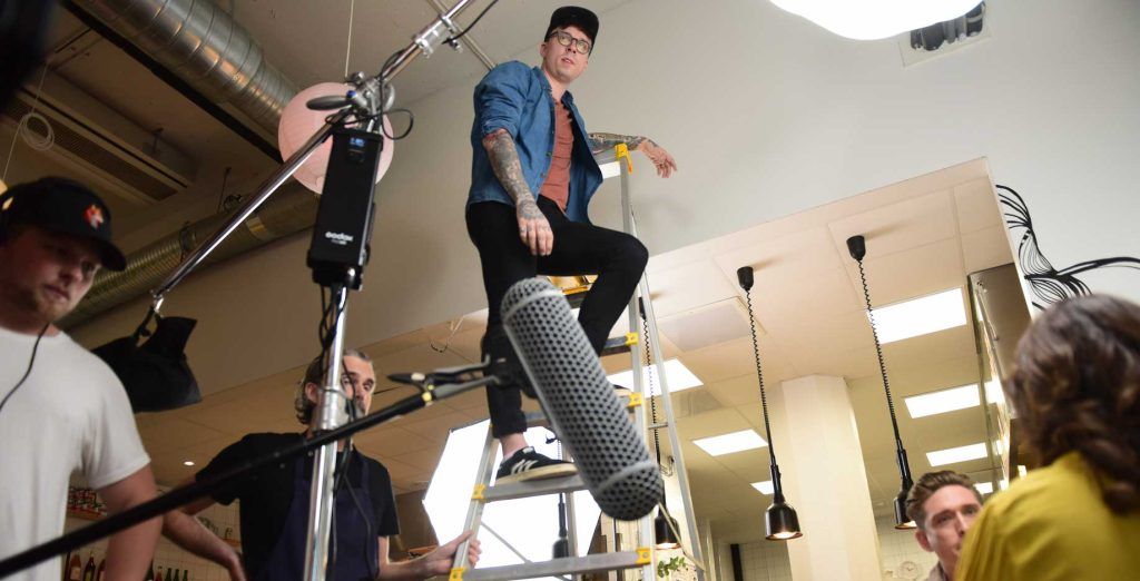 behind the scenes
